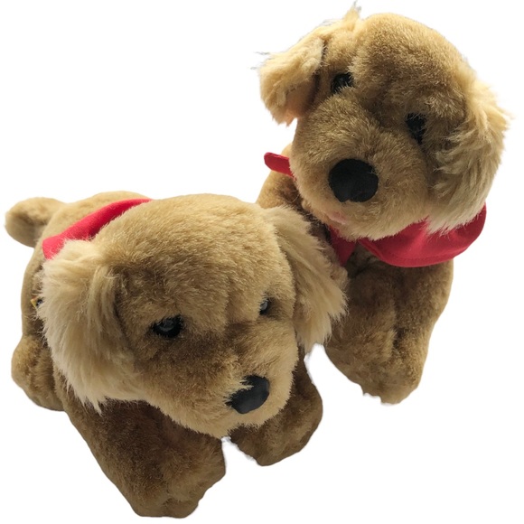 Build a Bear Lil' Bearemy's Kennel Pals 2 Mini Plush Golden Retriever Puppy BAB - Picture 15 of 16